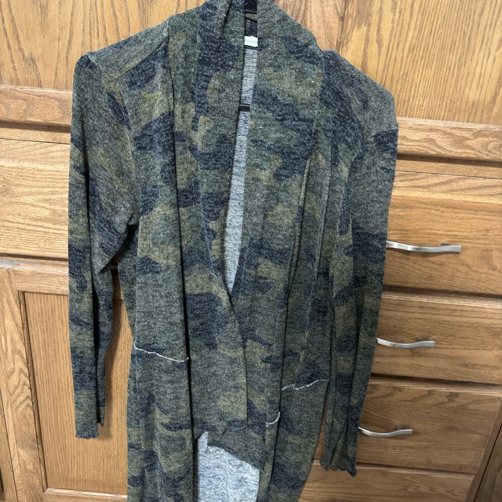 Camo Cardigan